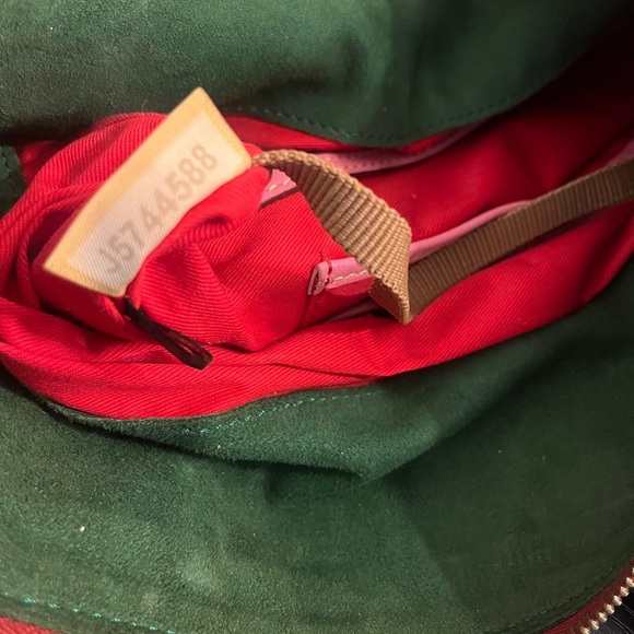 Dooney & Bourke Pink Leather Shoulder Bag with Brown Accents - Picture 8 of 12